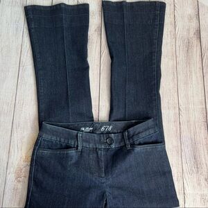 The Limited 678 Dressy Denim Jeans 2 Short Flare